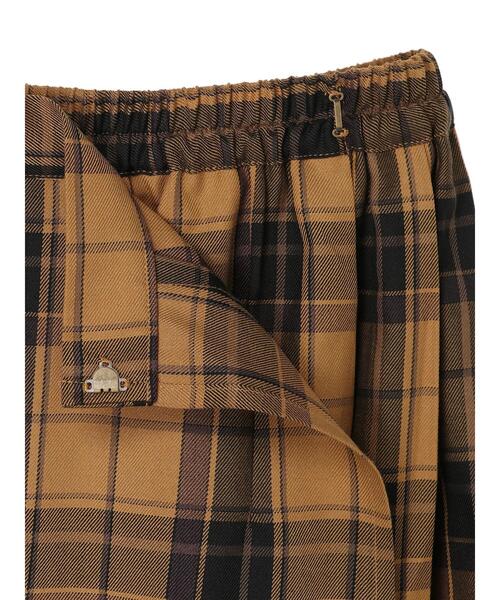 AMERICAN HOLIC（アメリカンホリック）の「ラップ風プリーツスカート（スカート・レディース・カーキ/グリーン/マスタード・M/L）」の8枚目の写真