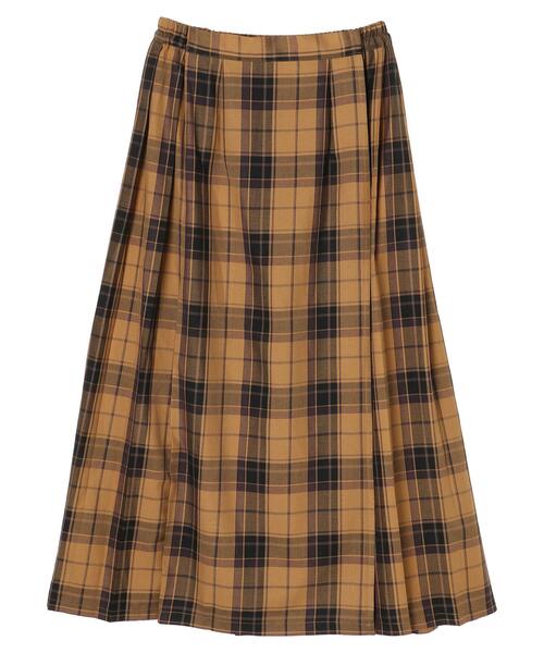 AMERICAN HOLIC（アメリカンホリック）の「ラップ風プリーツスカート（スカート・レディース・カーキ/グリーン/マスタード・M/L）」の6枚目の写真