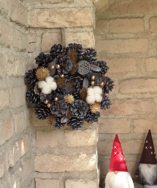 LBC（エルビーシー）の「Xmas クリスマス ナチュラルリース（インテリア雑貨・レディース・その他35・FREE）」の9枚目の写真