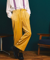 MAISON SPECIAL | 《ユニセックスアイテム》ベロアピンタックワイドパンツ 【MAISON SPECIAL/メゾンスペシャル】(その他パンツ)