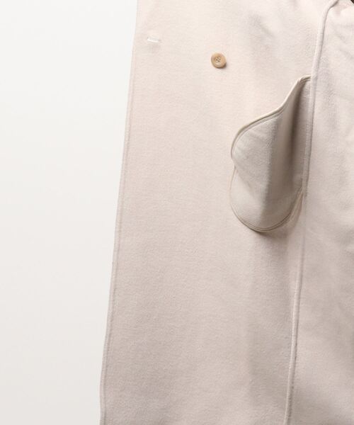 Doux archives(ドゥアルシーヴ)の「ビックチェスターリバーコート(チェスターコート・レディース・グレイッシュベージュ/ネイビー・FREE)」の5枚目の写真