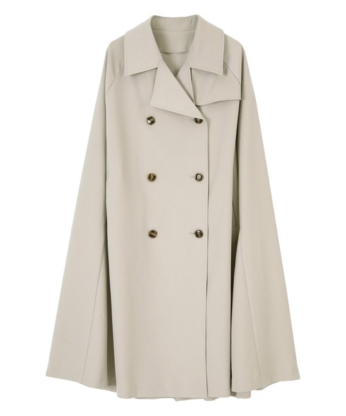 UR'S（ユアーズ）の「ｹｰﾌﾟﾄﾚﾝﾁ（トレンチコート・レディース・ブラック/グレイッシュベージュ・M/S）」の7枚目の写真