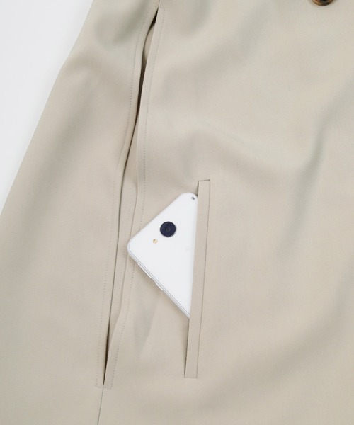 UR'S（ユアーズ）の「ｹｰﾌﾟﾄﾚﾝﾁ（トレンチコート・レディース・ブラック/グレイッシュベージュ・M/S）」の3枚目の写真