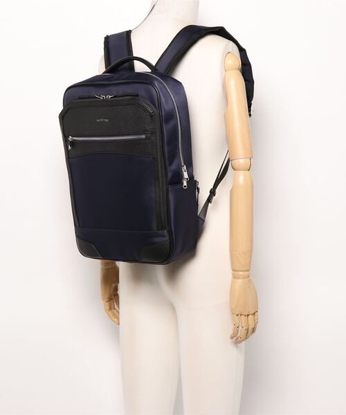 MEN'S BIGI（メンズビギ）の「＜SONNE×MENS BIGI＞ビジネスリュック（バックパック/リュック・メンズ・ネイビー/ブラック・FREE）」の6枚目の写真