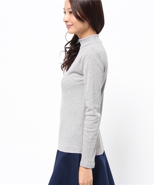 CIAOPANIC TYPY（チャオパニックティピー）の「テレコハイネックプルオーバー（Tシャツ/カットソー・レディース・ホワイト/グレー/ブラック/その他19/ネイビー・FREE）」の7枚目の写真