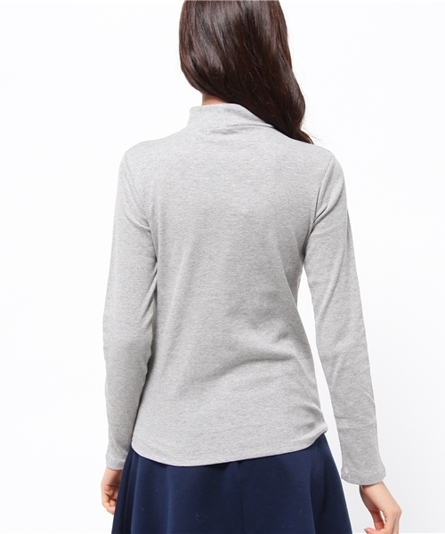 CIAOPANIC TYPY（チャオパニックティピー）の「テレコハイネックプルオーバー（Tシャツ/カットソー・レディース・ホワイト/グレー/ブラック/その他19/ネイビー・FREE）」の8枚目の写真