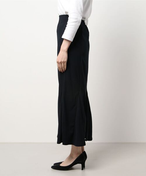 INCEDE（インシード）の「カットジョーゼットマーメイドスカート（スカート・レディース・ネイビー/ブラック/ライトグレー/オレンジ・3L/LL/4L/M/L）」の5枚目の写真