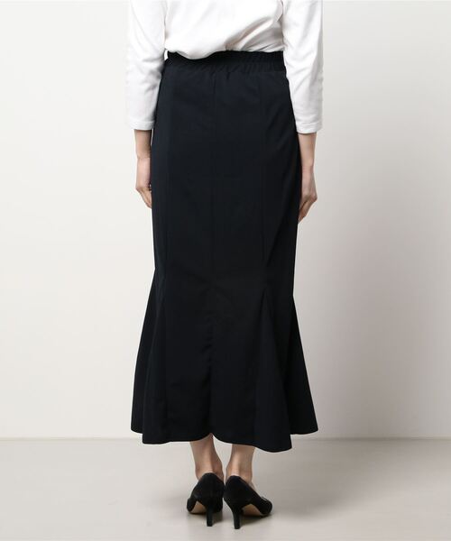 INCEDE（インシード）の「カットジョーゼットマーメイドスカート（スカート・レディース・ネイビー/ブラック/ライトグレー/オレンジ・3L/LL/4L/M/L）」の6枚目の写真