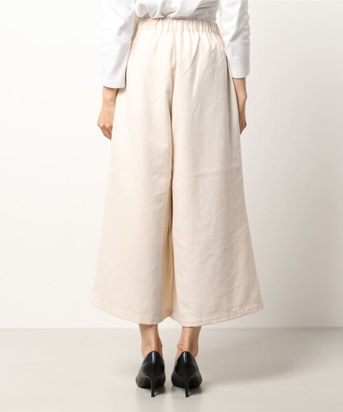 Samansa Mos2（サマンサ モスモス）の「柄アソートタックワイドパンツ（その他パンツ・レディース・ブラック/ベージュ/ネイビー/キナリ・ﾌﾘ-）」の6枚目の写真