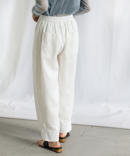 リネンワイドコクーンパンツ（その他パンツ）｜select MOCA（セレクト