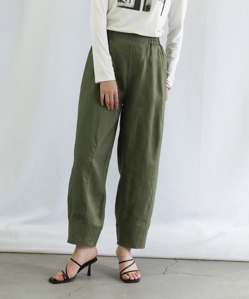 リネンワイドコクーンパンツ（その他パンツ）｜select MOCA（セレクト