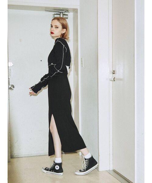 jouetie(ジュエティ)の「メローレイヤードワンピース【セット】(ワンピース・レディース・ブラック/ピンク/ライトブルー・MEDIUM)」の12枚目の写真