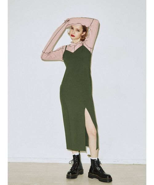 jouetie(ジュエティ)の「メローレイヤードワンピース【セット】(ワンピース・レディース・ブラック/ピンク/ライトブルー・MEDIUM)」の16枚目の写真