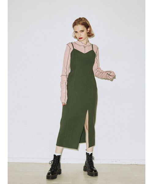 jouetie(ジュエティ)の「メローレイヤードワンピース【セット】(ワンピース・レディース・ブラック/ピンク/ライトブルー・MEDIUM)」の17枚目の写真