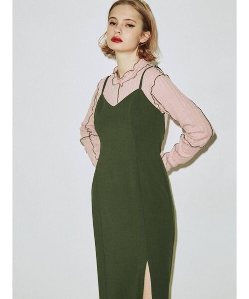 jouetie(ジュエティ)の「メローレイヤードワンピース【セット】(ワンピース・レディース・ブラック/ピンク/ライトブルー・MEDIUM)」の5枚目の写真