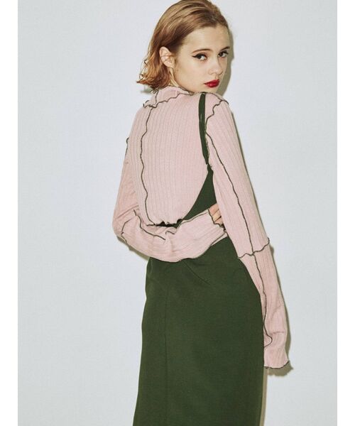 jouetie(ジュエティ)の「メローレイヤードワンピース【セット】(ワンピース・レディース・ブラック/ピンク/ライトブルー・MEDIUM)」の6枚目の写真