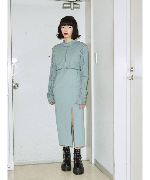 jouetie(ジュエティ)の「メローレイヤードワンピース【セット】(ワンピース・レディース・ブラック/ピンク/ライトブルー・MEDIUM)」の8枚目の写真