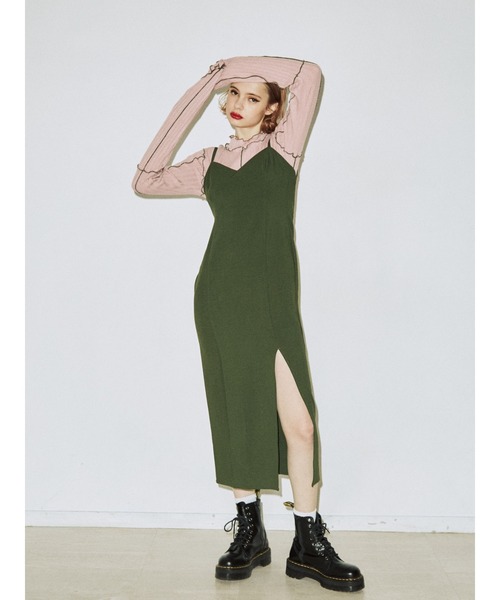 jouetie(ジュエティ)の「メローレイヤードワンピース【セット】(ワンピース・レディース・ブラック/ピンク/ライトブルー・MEDIUM)」の19枚目の写真