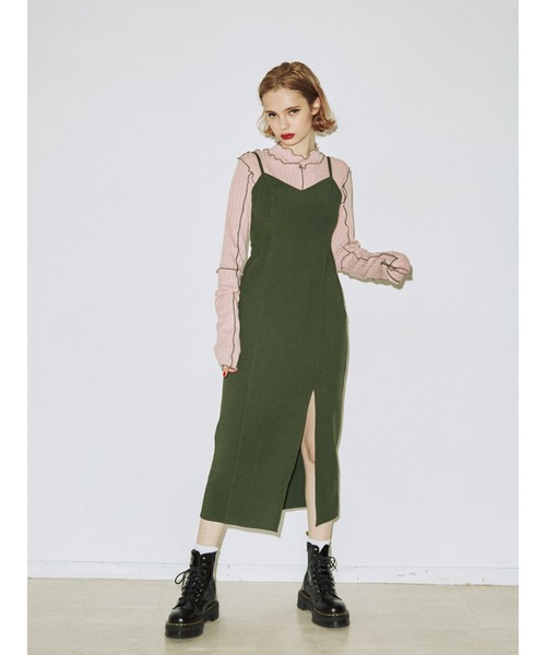 jouetie(ジュエティ)の「メローレイヤードワンピース【セット】(ワンピース・レディース・ブラック/ピンク/ライトブルー・MEDIUM)」の20枚目の写真