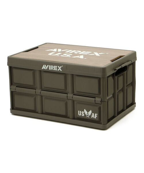 AVIREX(アヴィレックス)の「ストレージ ラージ / STORAGE BIN LARGE / アヴィレックス / AVIREX(その他雑貨・メンズ・オリーブ・FREE)」の1枚目の写真