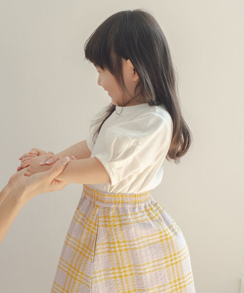 B:MING by BEAMS（ビーミングバイビームス）の「B:MING by BEAMS / ワイドスリーブ Tシャツ（90~140cm）（Tシャツ/カットソー・キッズ・レッド系その他/ホワイト/その他/ピンク・90/120/110/140/130/100）」の6枚目の写真