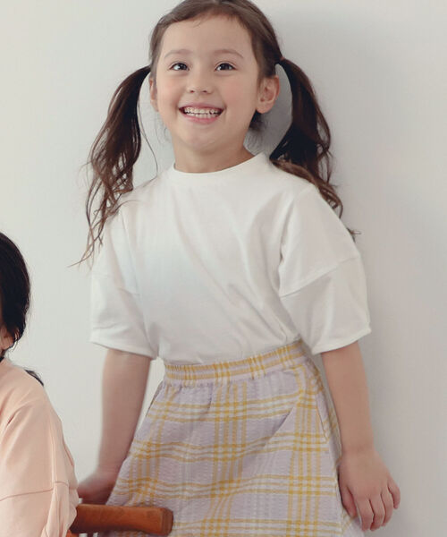 B:MING by BEAMS（ビーミングバイビームス）の「B:MING by BEAMS / ワイドスリーブ Tシャツ（90~140cm）（Tシャツ/カットソー・キッズ・レッド系その他/ホワイト/その他/ピンク・90/120/110/140/130/100）」の7枚目の写真