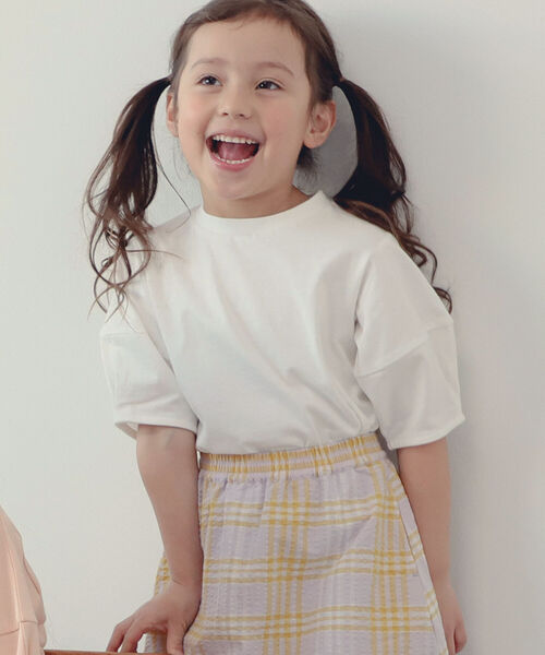 B:MING by BEAMS（ビーミングバイビームス）の「B:MING by BEAMS / ワイドスリーブ Tシャツ（90~140cm）（Tシャツ/カットソー・キッズ・レッド系その他/ホワイト/その他/ピンク・90/120/110/140/130/100）」の8枚目の写真