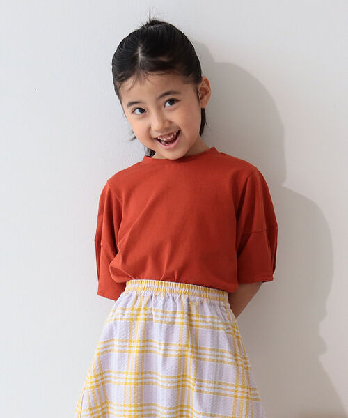 B:MING by BEAMS（ビーミングバイビームス）の「B:MING by BEAMS / ワイドスリーブ Tシャツ（90~140cm）（Tシャツ/カットソー・キッズ・レッド系その他/ホワイト/その他/ピンク・90/120/110/140/130/100）」の15枚目の写真