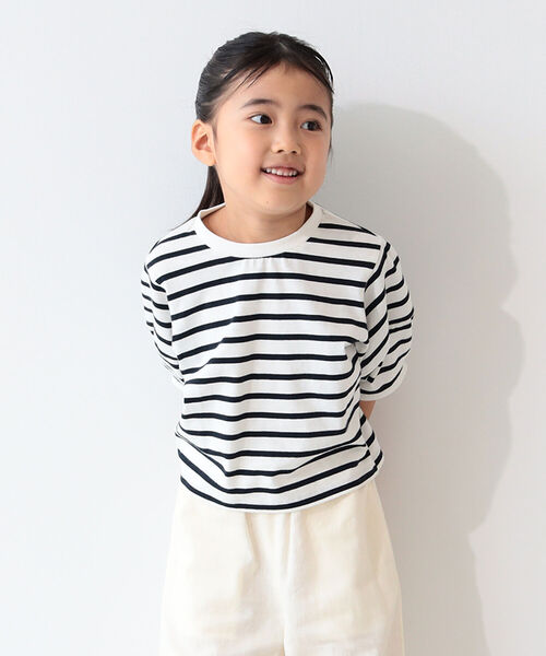 B:MING by BEAMS（ビーミングバイビームス）の「B:MING by BEAMS / ワイドスリーブ Tシャツ（90~140cm）（Tシャツ/カットソー・キッズ・レッド系その他/ホワイト/その他/ピンク・90/120/110/140/130/100）」の5枚目の写真