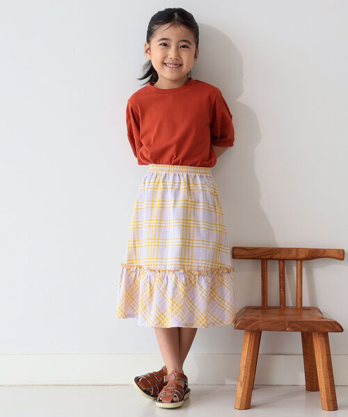 B:MING by BEAMS（ビーミングバイビームス）の「B:MING by BEAMS / ワイドスリーブ Tシャツ（90~140cm）（Tシャツ/カットソー・キッズ・レッド系その他/ホワイト/その他/ピンク・90/120/110/140/130/100）」の21枚目の写真