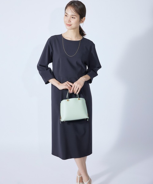 セレモニー対応 ダブルクロスウエストタックワンピース Sdgs ワンピース Rope ロペ のファッション通販 Zozotown