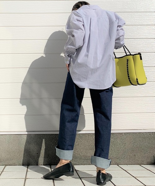 Q（キュー）の「Qエンブレム スキッパーシャツ（シャツ/ブラウス・レディース・アイボリー/ホワイト系その他・MEDIUM）」の8枚目の写真