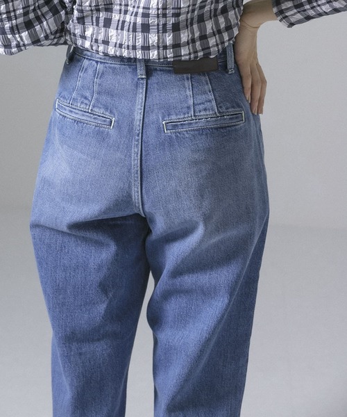 PICCADILLY(ピカデリー)の「『別注』『Gina 2022Spring掲載』PICCADILLY オーガニックコットンワイドデニム(デニムパンツ・レディース・インディゴブルー・SMALL/MEDIUM)」の11枚目の写真