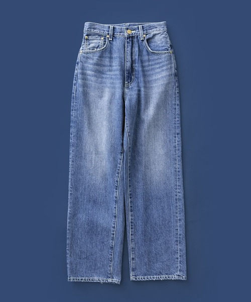PICCADILLY(ピカデリー)の「『別注』『Gina 2022Spring掲載』PICCADILLY オーガニックコットンワイドデニム(デニムパンツ・レディース・インディゴブルー・SMALL/MEDIUM)」の12枚目の写真
