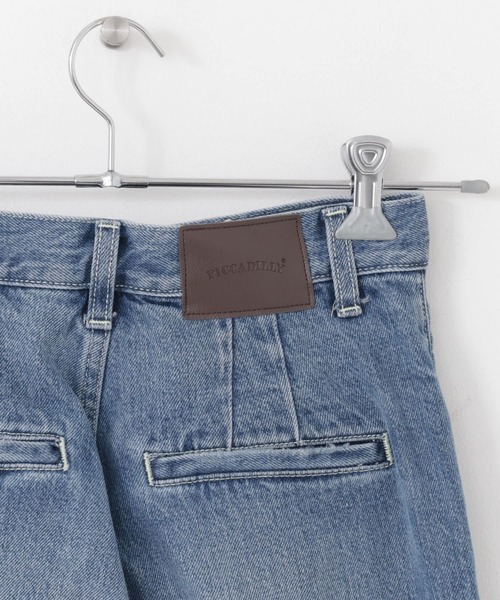 PICCADILLY(ピカデリー)の「『別注』『Gina 2022Spring掲載』PICCADILLY オーガニックコットンワイドデニム(デニムパンツ・レディース・インディゴブルー・SMALL/MEDIUM)」の15枚目の写真
