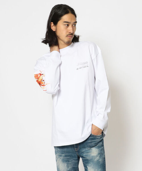 A4A（エーフォーエー）の「A4A(エーフォーエー)　BLURRED  ロンT（Tシャツ/カットソー・メンズ・ホワイト/ブラック・FREE）」の3枚目の写真