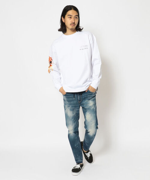 A4A（エーフォーエー）の「A4A(エーフォーエー)　BLURRED  ロンT（Tシャツ/カットソー・メンズ・ホワイト/ブラック・FREE）」の12枚目の写真