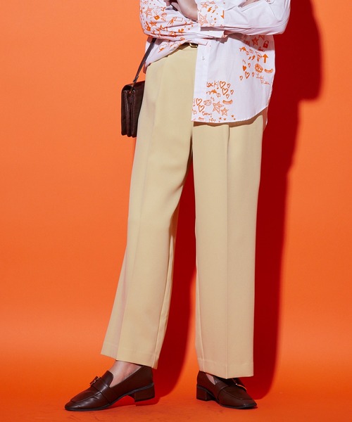 JETSET SOLO PLUS (ジェットセットソロプラス)の「ダブルクロス ストレッチパンツ(その他パンツ・レディース・イエロー/グリーン/グレイッシュベージュ・FREE)」の6枚目の写真