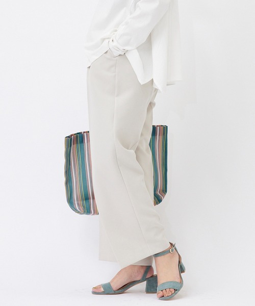 JETSET SOLO PLUS (ジェットセットソロプラス)の「ダブルクロス ストレッチパンツ(その他パンツ・レディース・イエロー/グリーン/グレイッシュベージュ・FREE)」の10枚目の写真