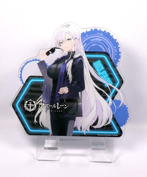 ZOZO（ゾゾ）の「ZOZOTOWN x Azur Lane acrylic smartphone stand　Belfast（スマホグッズ・メンズ・ブルー・ONE SIZE）」の2枚目の写真