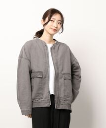 Samansa Mos2 blue | ECO DENIM ジャケット(デニムジャケット)