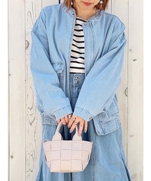 Samansa Mos2 blue | ECO DENIM ジャケット(デニムジャケット)