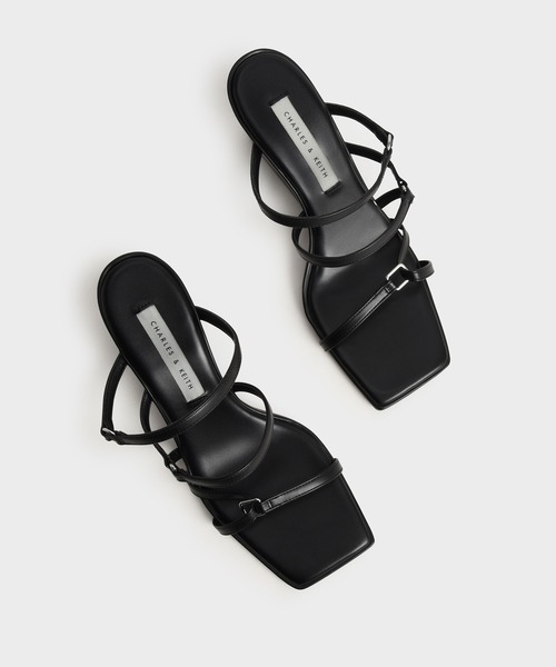 CHARLES & KEITH(チャールズ & キース)の「ストラッピー ウェッジミュール / Strappy Wedge Mules(サンダル・レディース・オフホワイト/ブラック/ブラウン系その他・23cm/25cm/22.5cm/24.5cm/23.5cm/25.5cm/22cm)」の11枚目の写真