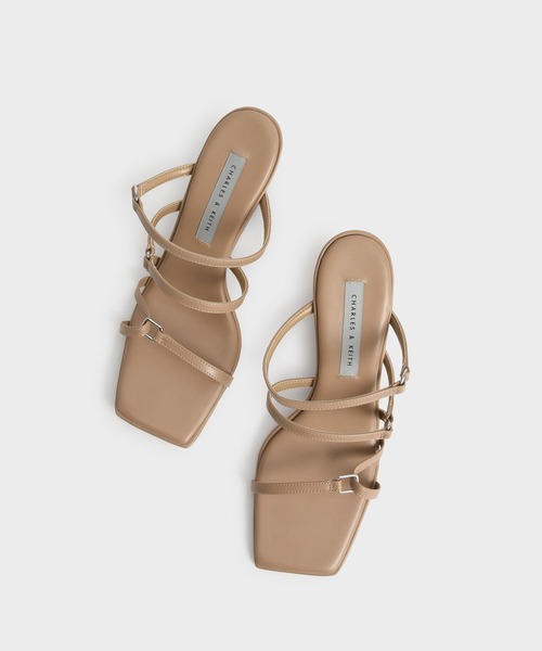 CHARLES & KEITH(チャールズ & キース)の「ストラッピー ウェッジミュール / Strappy Wedge Mules(サンダル・レディース・オフホワイト/ブラック/ブラウン系その他・23cm/25cm/22.5cm/24.5cm/23.5cm/25.5cm/22cm)」の15枚目の写真