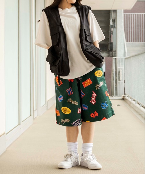 WEGO（ウィゴー）の「WEGO/ワイドチノショーツ（チノパンツ・メンズ・ベージュ/ホワイト/ブラック/その他1/その他2・LARGE/MEDIUM）」の4枚目の写真