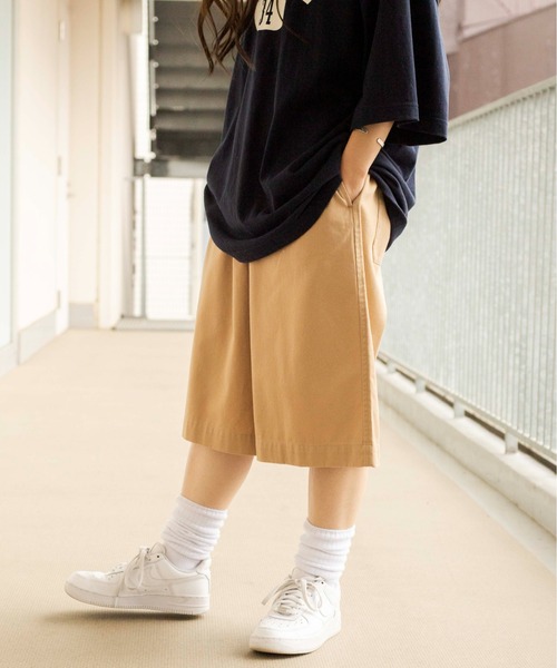 WEGO（ウィゴー）の「WEGO/ワイドチノショーツ（チノパンツ・メンズ・ベージュ/ホワイト/ブラック/その他1/その他2・LARGE/MEDIUM）」の17枚目の写真