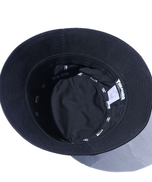 THRASHER（スラッシャー）の「THRASHER/スラッシャー OVAL MAG BUCKET HAT バケットハット 刺繍ワッペン（ハット・メンズ・ブラック/サックスブルー/グリーン/アイボリー・58）」の11枚目の写真