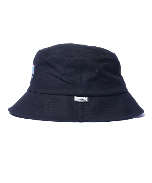 THRASHER（スラッシャー）の「THRASHER/スラッシャー OVAL MAG BUCKET HAT バケットハット 刺繍ワッペン（ハット・メンズ・ブラック/サックスブルー/グリーン/アイボリー・58）」の5枚目の写真