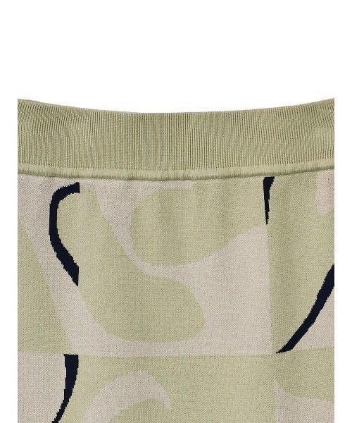 Ameri（アメリ）の「MEDI CURVE ART TIGHT SKIRT（スカート・レディース・セージグリーン/オレンジ/ブラウン・SMALL/MEDIUM）」の14枚目の写真