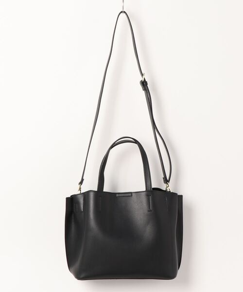 Legato Largo(レガートラルゴ)の「Legato Largo レガートラルゴ / 軽量PU 2WAY トートバッグ ハンドバッグ LH-P0002(トートバッグ・レディース・ベージュ/ダークブラウン/ベージュ系その他/アイボリー/ライトグリーン/キャメル/ワインレッド/ブラック・ONESIZE)」の14枚目の写真